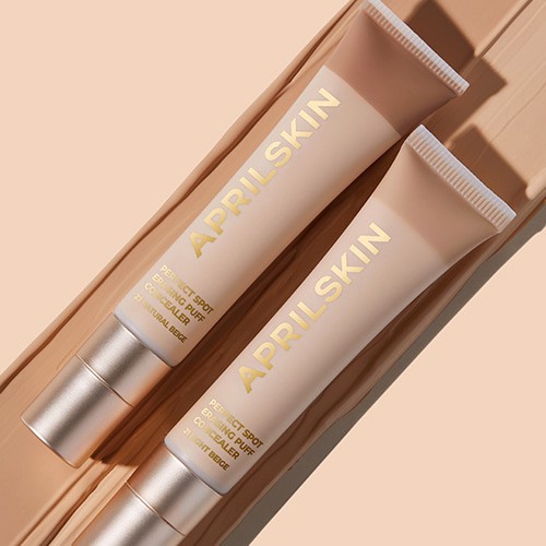 KEM CHE KHUYẾT ĐIỂM CHO LÀN DA HOÀN HẢO APRILSKIN PERFECT SPOT ERASING PUFF CONCEALER SPF30 10G CHÍNH HÃNG - 9829