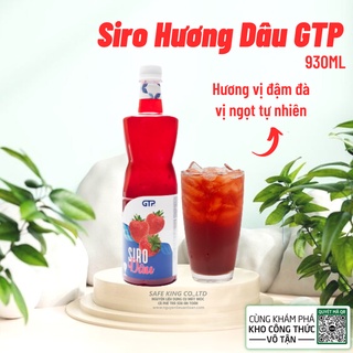 Siro Dâu GTP 1.3kg Hương Vị Đậm Đà, Vị Ngọt Tự Nhiên
