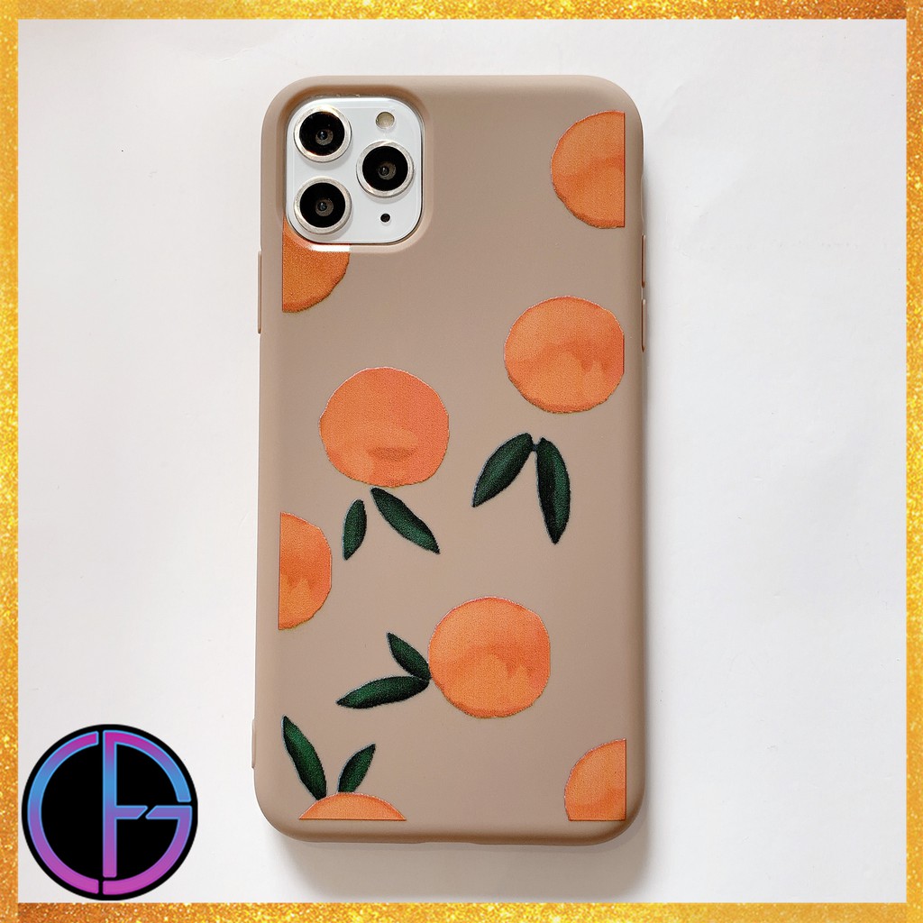 Ốp Điện Thoại Màu Cam Xinh Xắn Cho Iphone 11 Pro Max Xsmax Xr 6 I 7 I 8 Plus | BigBuy360 - bigbuy360.vn