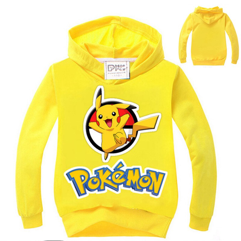 Áo hoodie pokemon cho bé trai