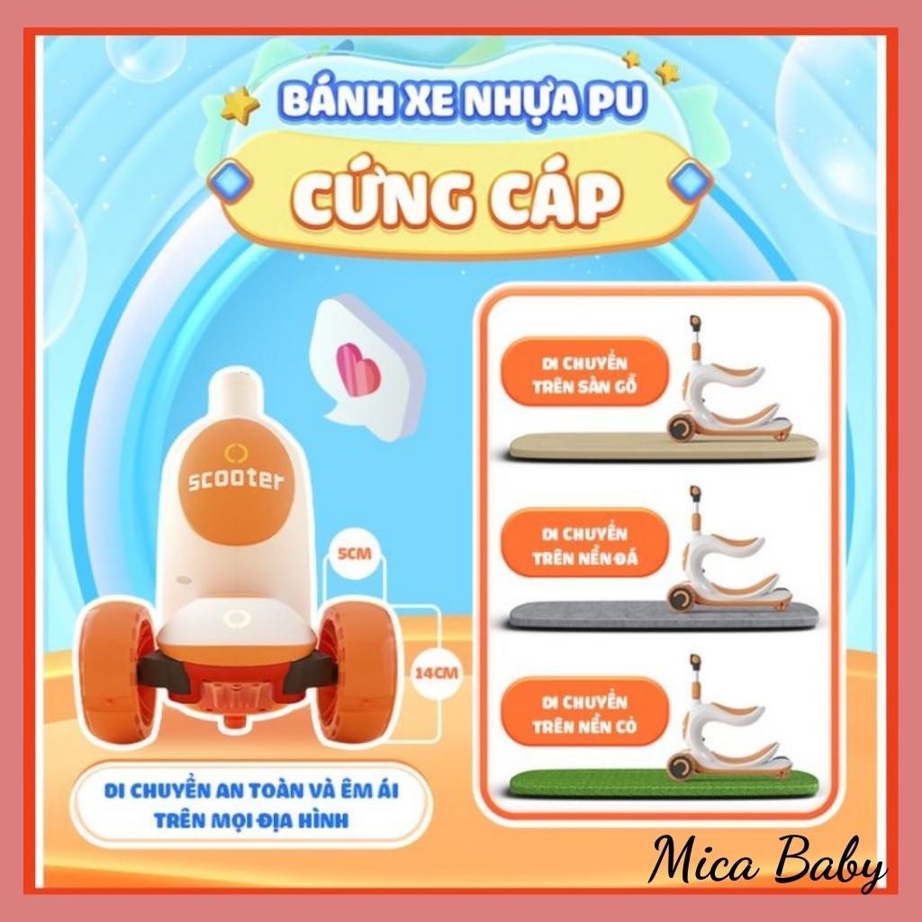 Xe Scooter 3 in 1 cao cấp cho bé Mica baby