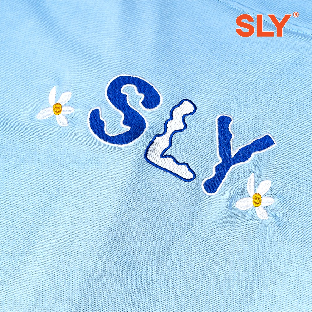 Áo Khoác Cardigan SLY Flora Vải Nỉ Chân Cua màu Xanh | BigBuy360 - bigbuy360.vn