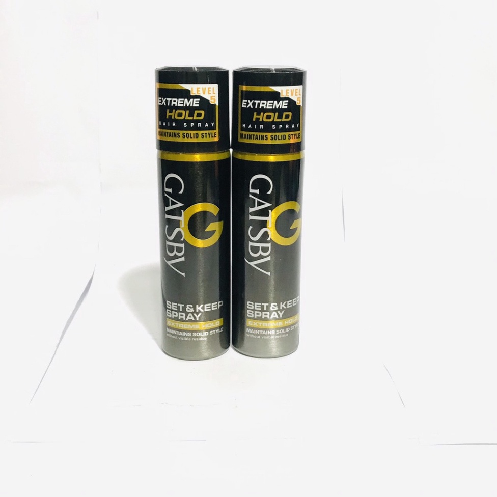 Gôm xịt tóc nam nữ tạo kiểu tóc hair spray Gatsby Set Keep Spray Extreme Hold lọ 250ml mini 66ml