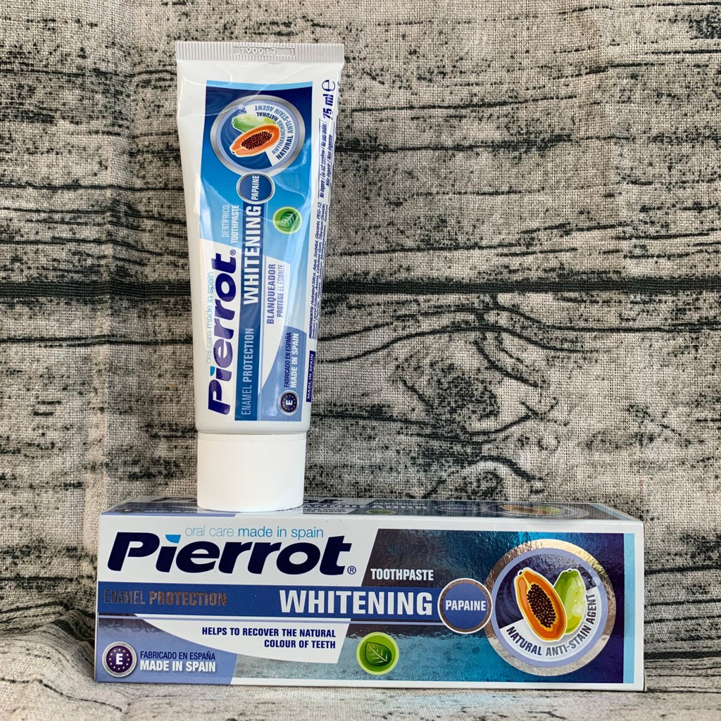 Kem đánh răng thành phần tự nhiên giúp làm trắng răng Pierrot/ Tây Ban Nha