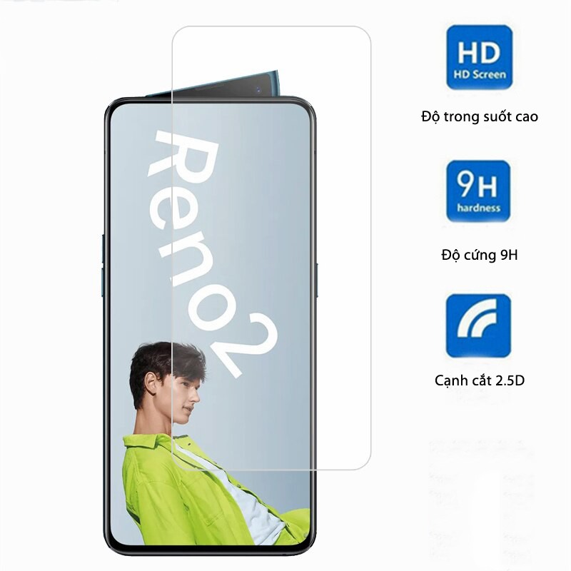Miếng Dán Cường Lực Remax Trong Suốt Oppo Reno 8 5G, 8T, 8Z, 7 4G, 7Z, 6, 6Z, 5, 4, 3, 2, 2F, A91