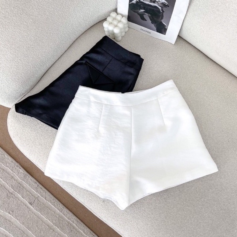[THANH LÝ] QUẦN SHORT TAFTA DÁNG PHỒNG CỦA PEACE HOUSE CLOTHING (Trắng - Size L) - NEW 100%