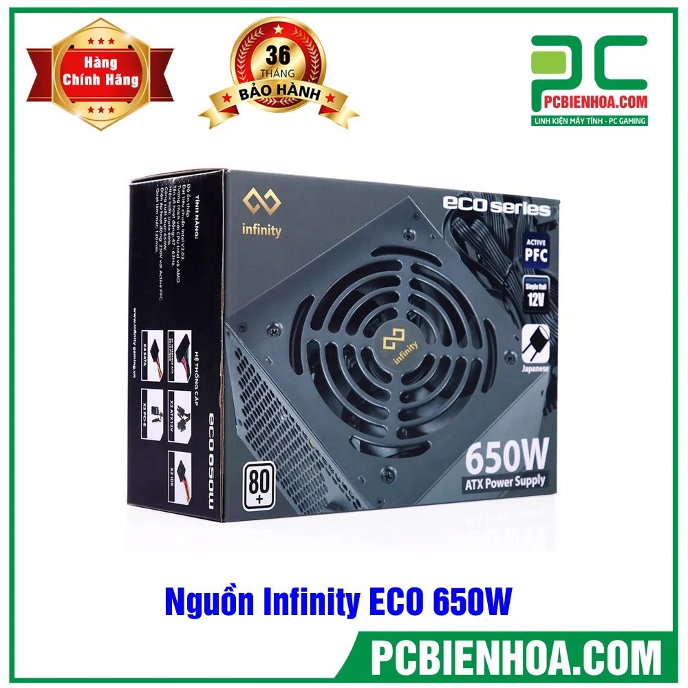 NGUỒN INFINITY ECO 450W 80 PLUS SINGLE RAIL - TRUE POWER