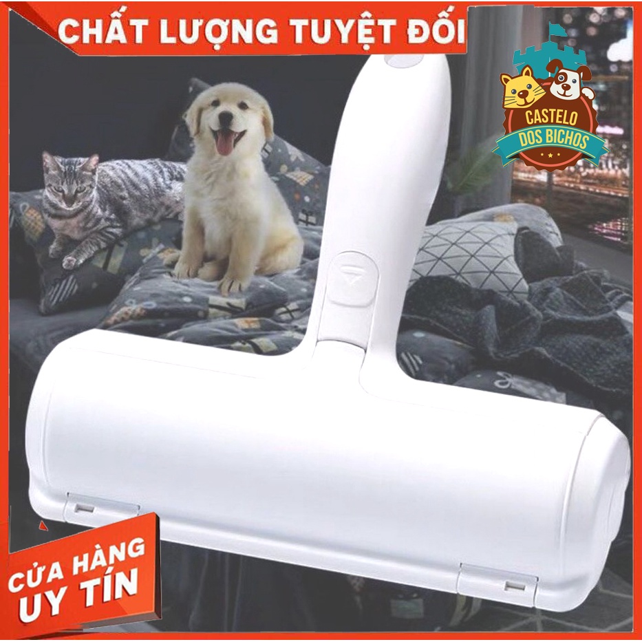 Cây Lăn Lông Thú Cưng, Cây Lăn Tĩnh Điện Hút Lông Chó Mèo Trên Giường, Nệm, Sofa