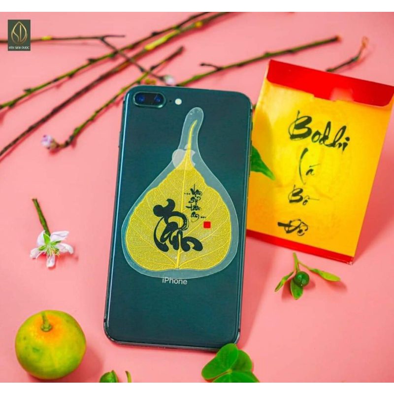 Lá Bồ Đề Thư Pháp Sinh Dược- TREO XE VÀ ỐP ĐIỆN THOẠI MAY MẮN