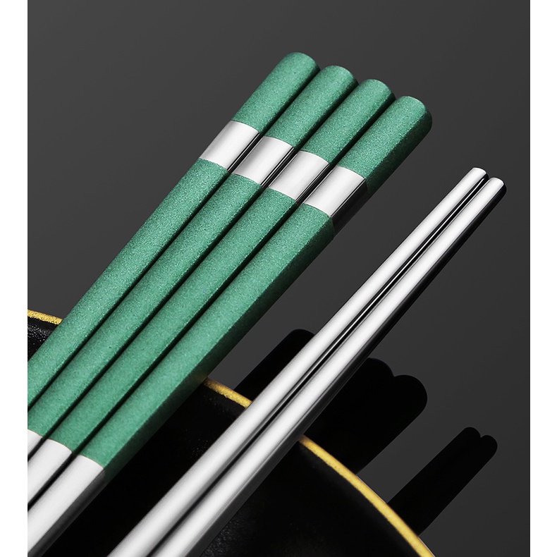 Đôi Đũa Inox 304 Cao Cấp 23cm Tiện Lợi Dễ Sử Dụng