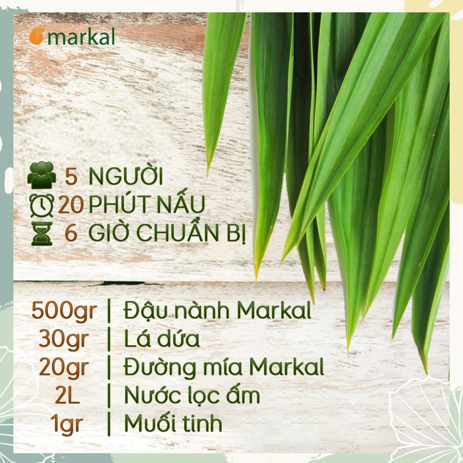 Đậu nành hữu cơ Markal 500g