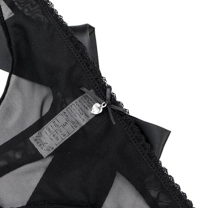 Quần lót VARSBABY N116 lọt khe phối ren nhìn thấu phong cách Lolita độc đáo