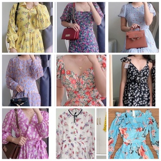 Váy hoa váy vintage 20 mẫu