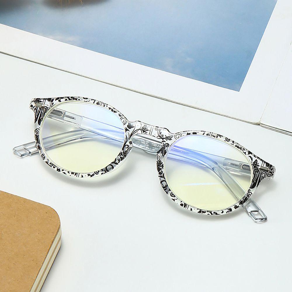 Kính Đọc Sách Chống Bức Xạ / Ánh Sáng Xanh In Họa Tiết Độc Đáo Thời Trang Cho Nữ