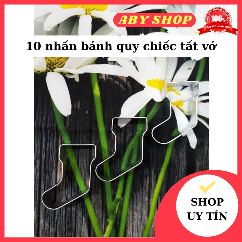 10 nhấn bánh quy chiếc tất vớ ⚡ GIÁ TỐT NHẤT ⚡ khuôn nhấn phù hợp với nhiều loại bánh tiện dụng