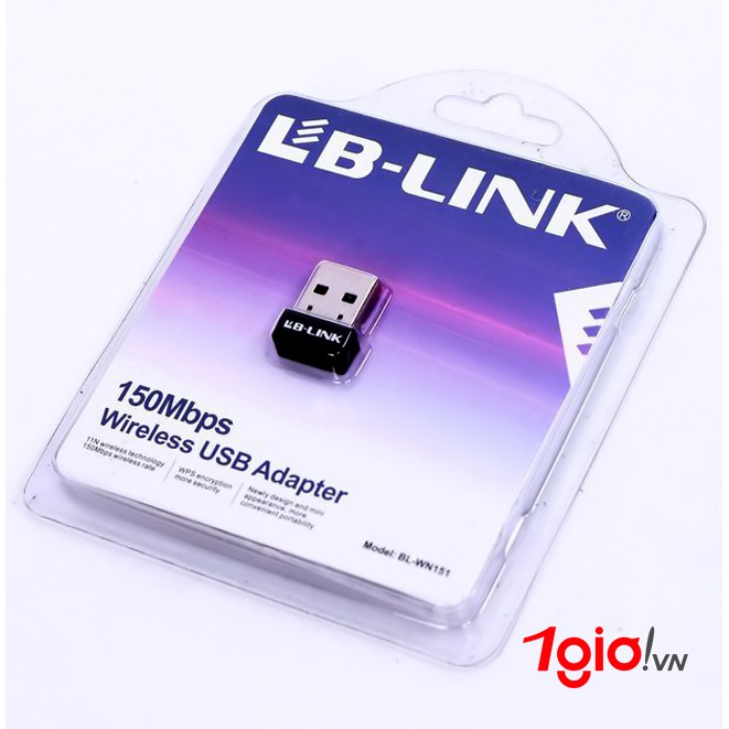 Bộ thu Wifi siêu nhỏ LB-LINK BL-WN151 Nano Bảo Hành Chính Hãng 24 Tháng