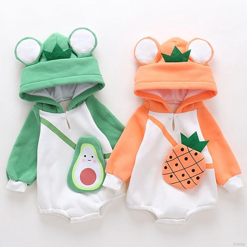 Áo Hoodies tay dài hoạ tiết chú ếch đáng yêu cho bé