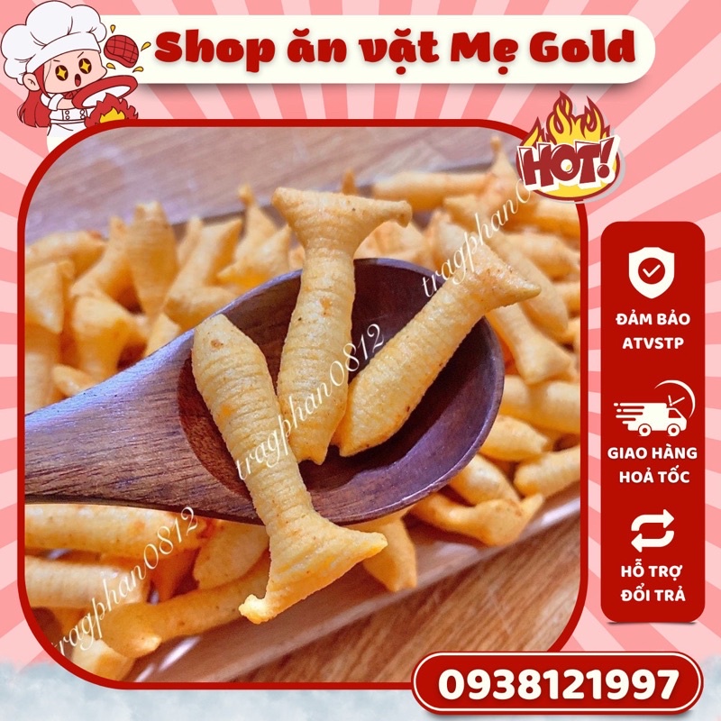Bim bim cá phồng cay giòn giòn (500g)
