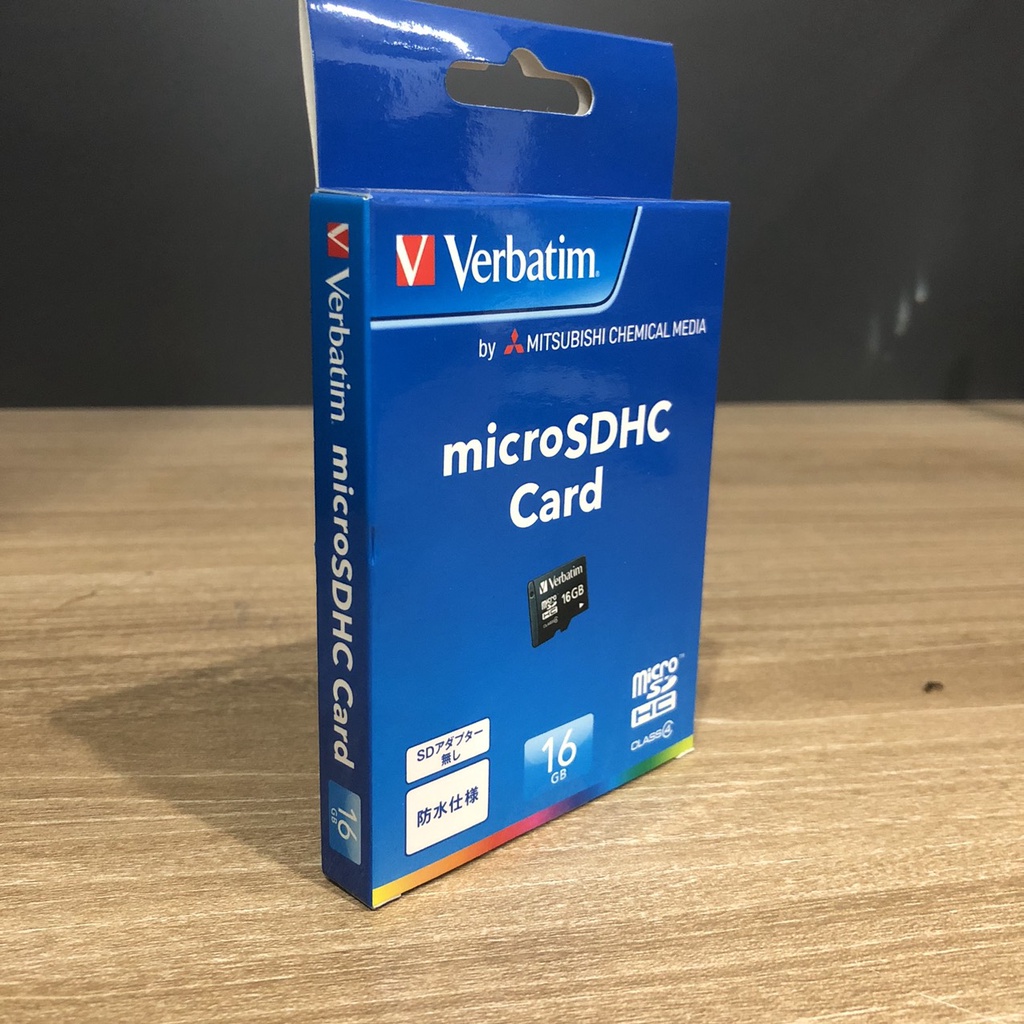 Thẻ nhớ Verbatim Micro SDHC 16GB Class 4 - Bảo hành 36 tháng - Hàng nội địa Nhật