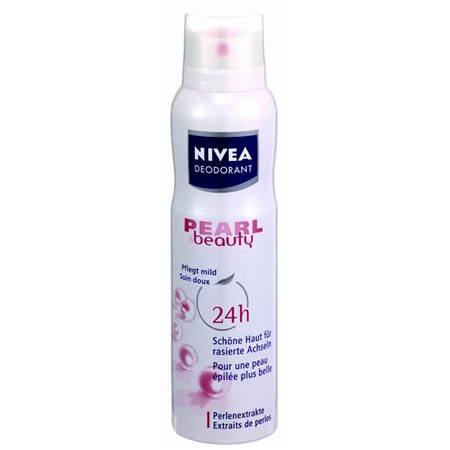 Xịt khử mùi NIVEA Pearl and Beauty chiết xuất ngọc trai - tặng mã giảm giá 5% cho sản phẩm tiếp theo.