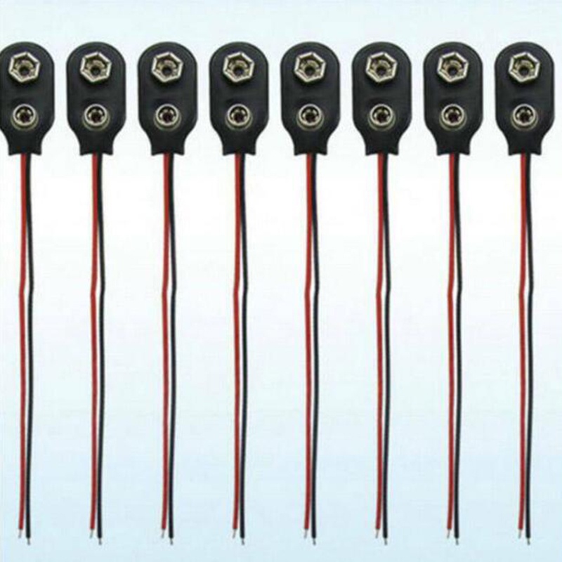 Bộ Kẹp Pin 10 9V (9 Volt) Trong