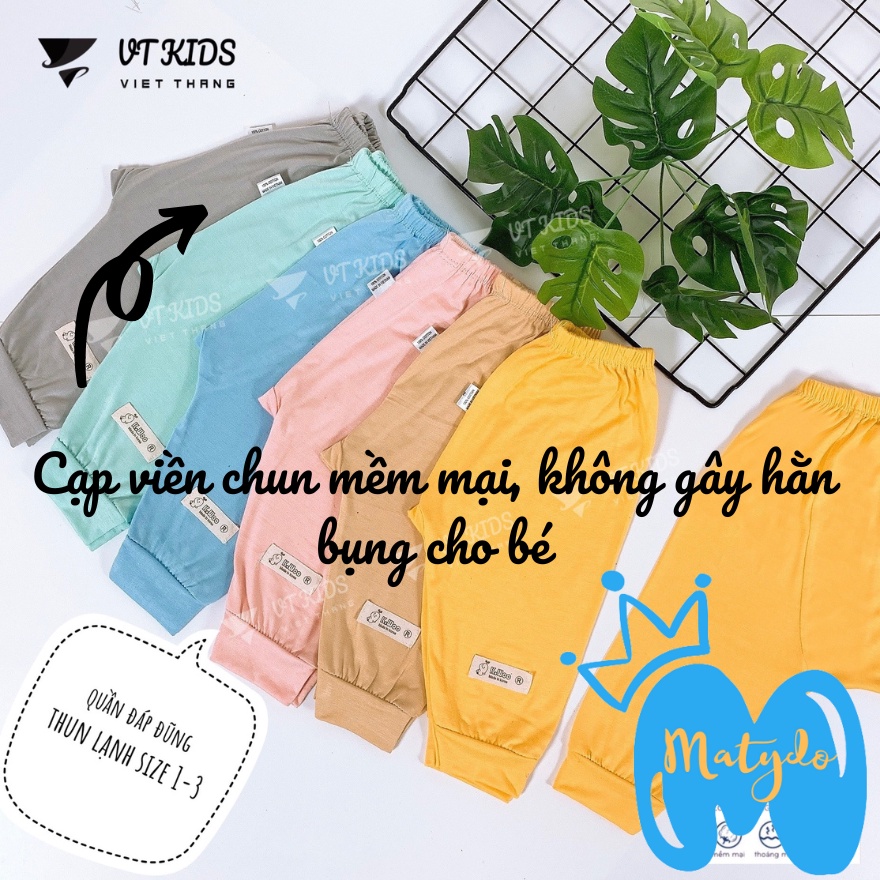 Quần dài sơ sinh bé trai bé gái mùa hè đông giá rẻ quần chục cho bé VT màu trơn QDSS04
