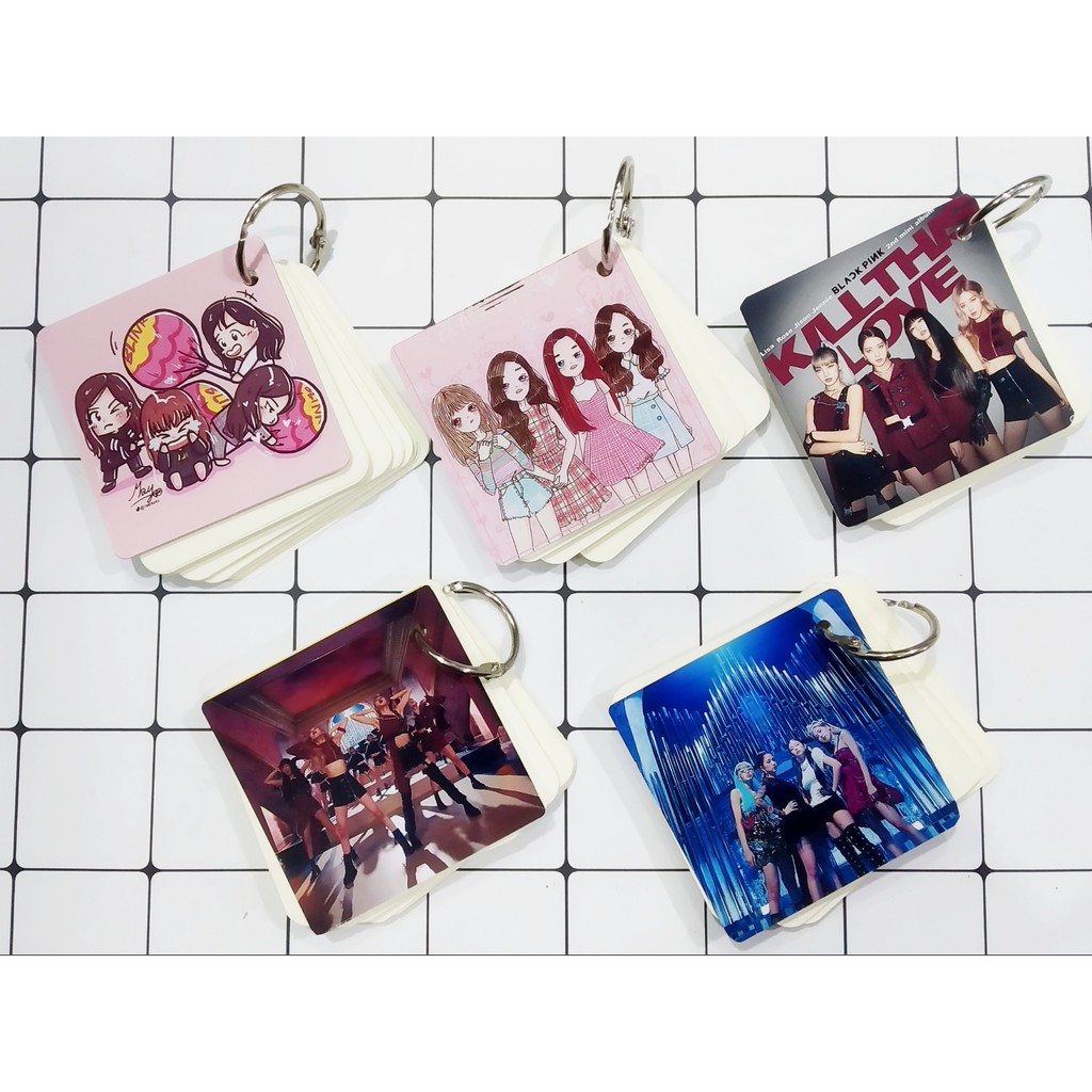 sổ note flashcard to in hình blackpink FCT8 idol army kpop thần tượng