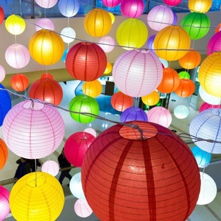 Đèn lồng giấy (loại đẹp) kích thước 40cm,35cm,30cm,25cm,20cm