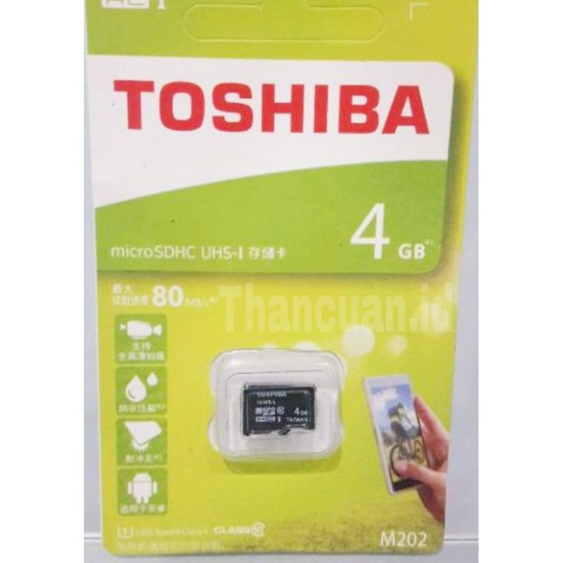 Thẻ Nhớ Micro Sd 2 / 4 / 8 / 16 / 32 / 64 Gb Toshiba Hp