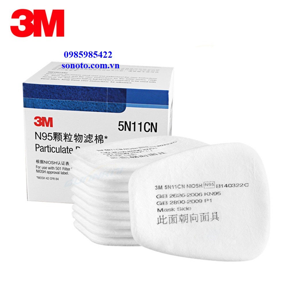 Mặt nạ phòng độc 3M 7502 bộ đủ 7 chi tiết, chống độc, phun sơn, hóa chất ... hãng 3M SONQUANGPHU422