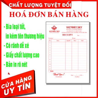 HOÁ ĐƠN BÁN HÀNG in theo yêu cầu 1 LIÊN, 2 LIÊN (khổ a5)