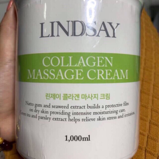 Kem massage collagen lindsay