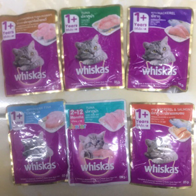 1 gói whiskas 80gr - giao mùi vị ngẫu nhiên
