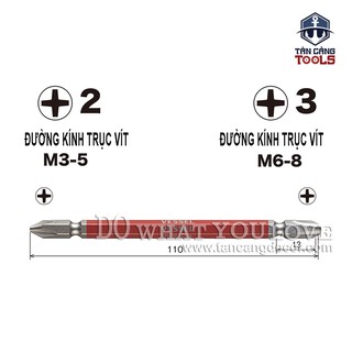 BỘ 2 MŨI BẮT VÍT 2 ĐẦU VESSEL GS142311