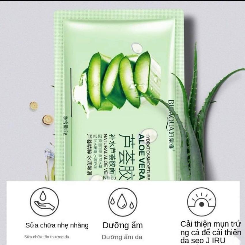 Mặt Nạ Chiết Xuất Từ Lô Hội Dưỡng Ẩm Da Giúp Da Săn Chắc Mịn Màng 2ml