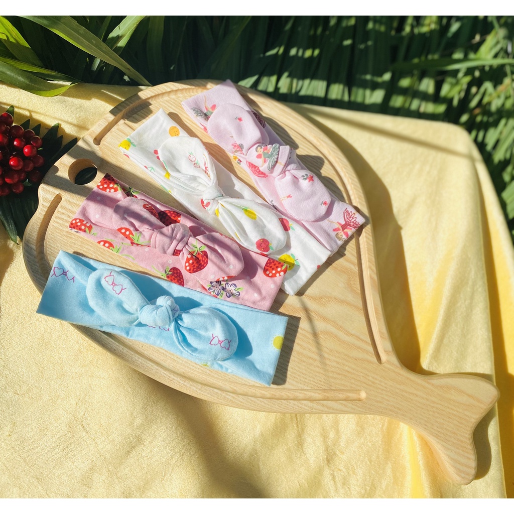 Turban cho bé  vải co giãn 4 chiều loại đẹp