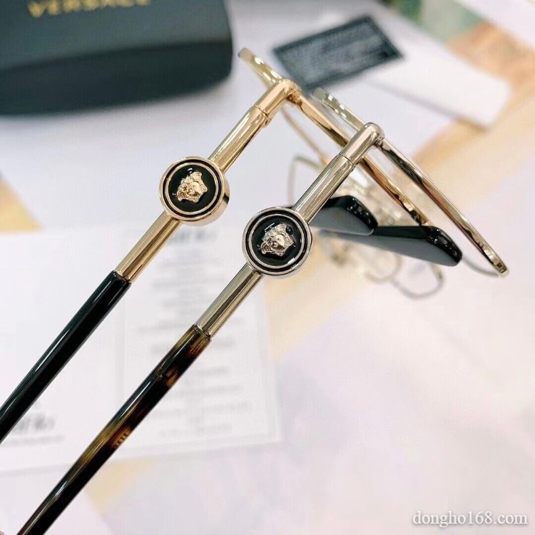 Gọng Kính Kim Loại Mắt vuông to, V.ERCASE, Thời trang cao cấp, bảo hành 12 tháng - donghokinhmat168