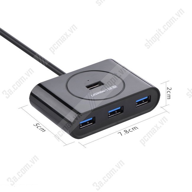 Hub usb 3.0 - bộ chia USB 3.0 4 cổng chính hãng Ugreen 20290 20291 - Hàng chính hãng