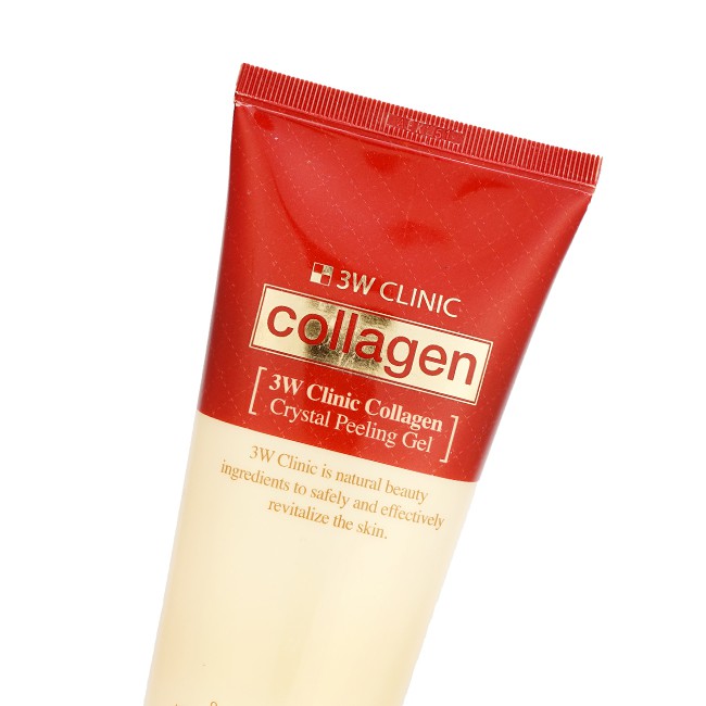 Gel tẩy da chết collagen 3W CLINIC Collagen Crystal Peeling Gel 180ml _ 3W Clinic Chính Hãng