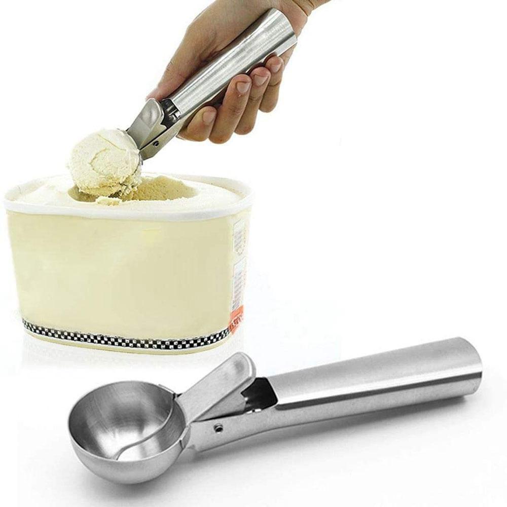 Muỗng Múc Kem / Dưa Hấu Bằng Thép Không Gỉ Tiện Dụng Cho Nhà Bếp