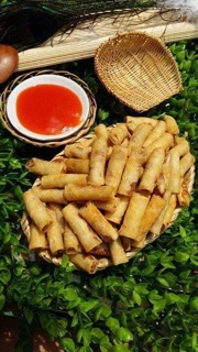 500Gr CHẢ GIÒ TÔM SẤY MINI VỊ CAY