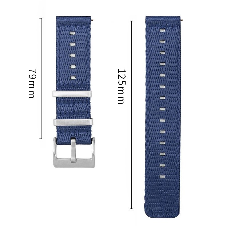 Dây Đeo Vải Dù Cho Đồng Hồ Thông Minh Huawei GT3 20mm 22mm 24mm Samsung Galaxy Watch 4 Amazfit GTS 2