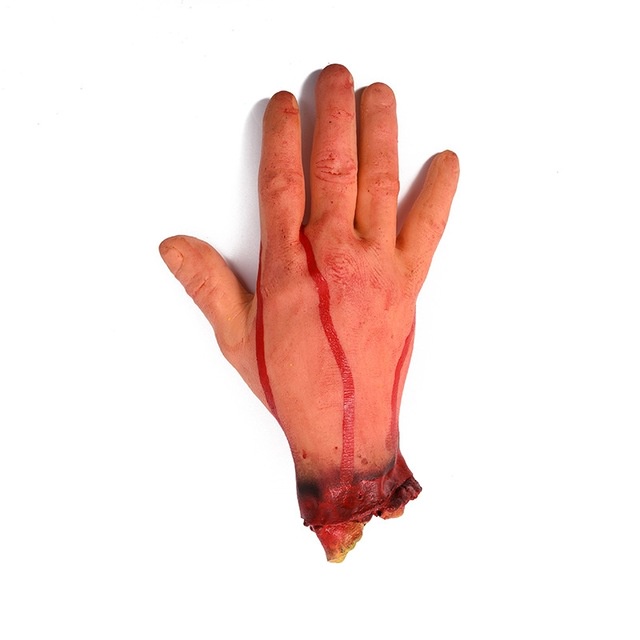 Tay Giả Kinh Dị Đẫm Máu Trang Trí Halloween