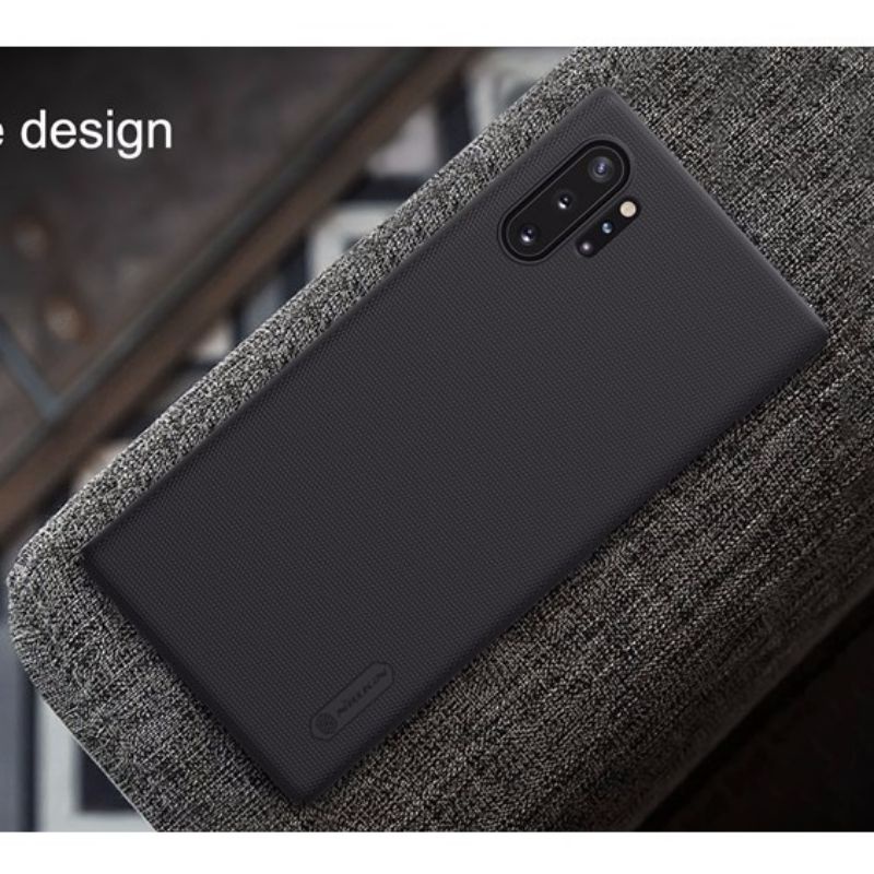 Ốp lưng Samsung Note 10 Plus/ Note 10+ 5G Nillkin sần chính hãng - Tặng giá đỡ