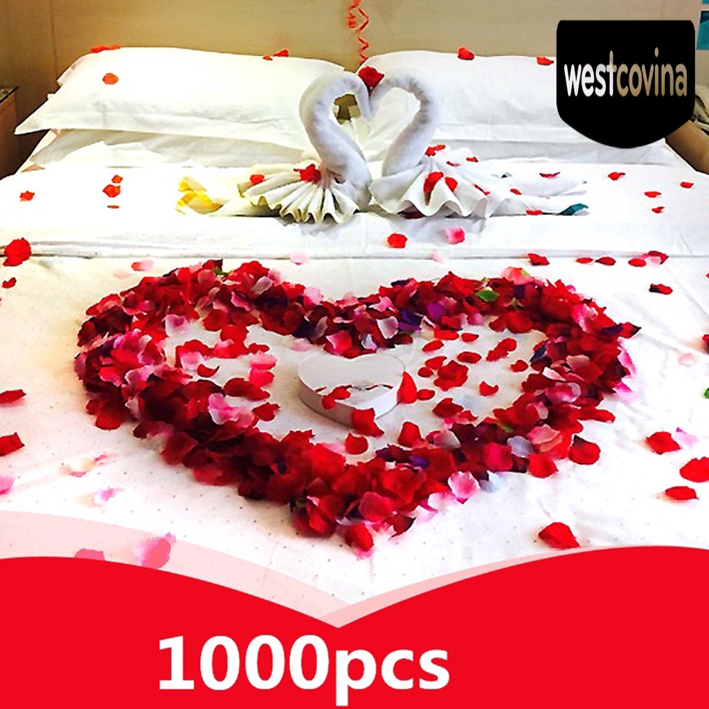[Hot]☀ 1000 Cánh Hoa Hồng Nhân Tạo Mềm Mại Đa Năng Dùng Trang Trí