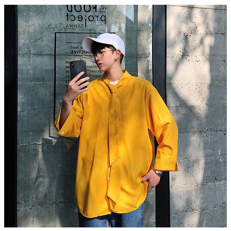 Sơ mi kiểu NECKTIE Unisex | BigBuy360 - bigbuy360.vn