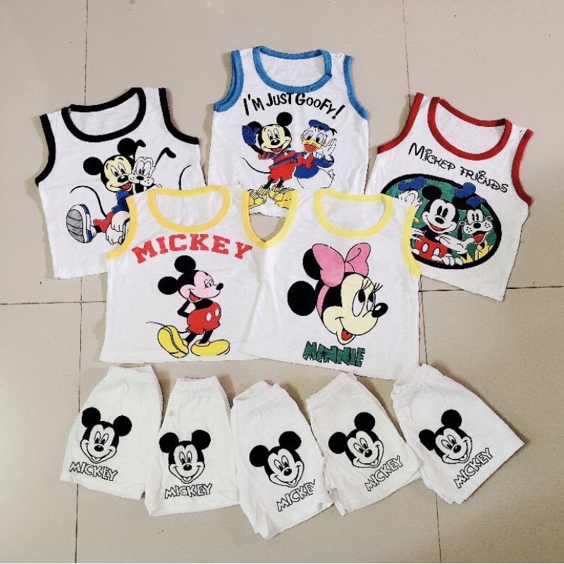 Bộ ba lỗ cho bé trai bé gái 🌈FREE SHIP 🌈Bộ hè cho bé chất cotton co giãn cực đẹp