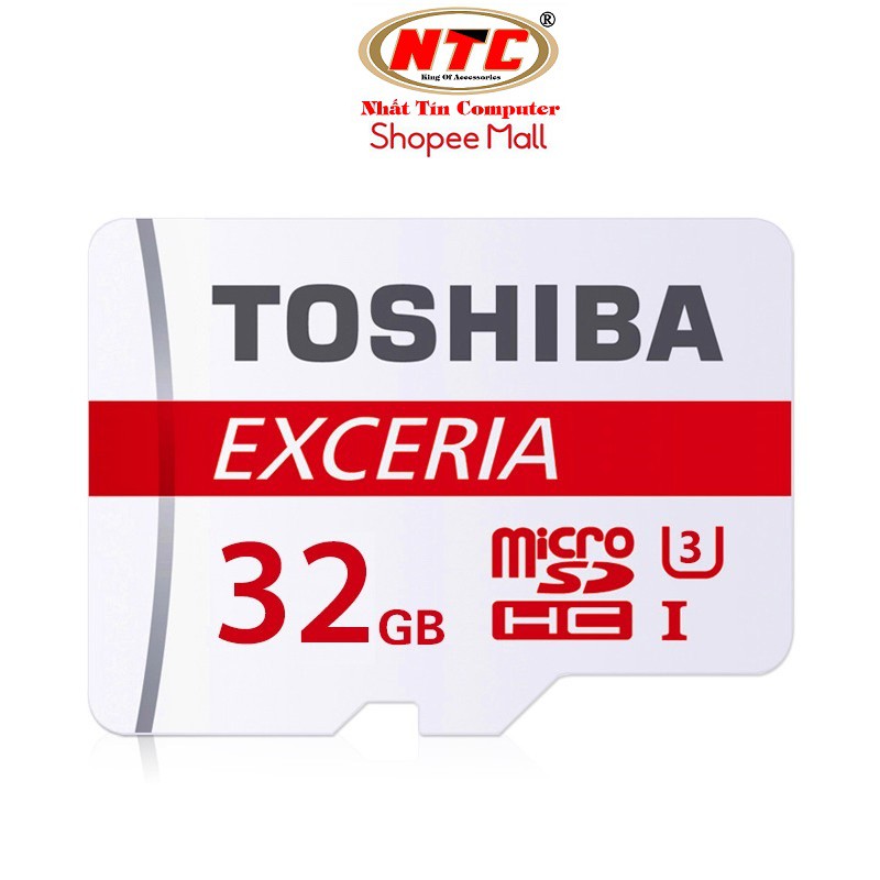 Thẻ nhớ MicroSDXC Toshiba Exceria M302 32GB U3 4K 90MB/s - Không Box (Đỏ)