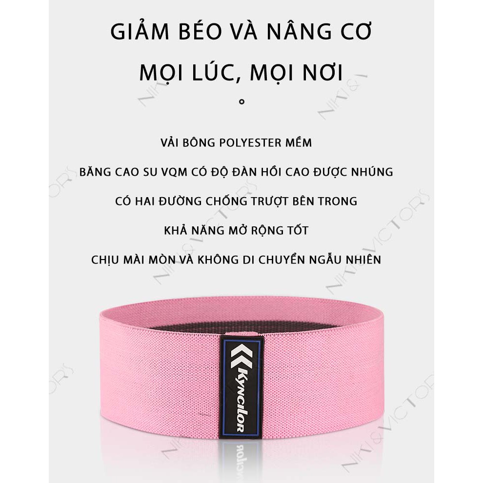 Dây Kháng Lực Tập Mông Tập Gym Yoga Cotton Đàn Hồi Hỗ Trợ Căng Cơ Chống Trượt