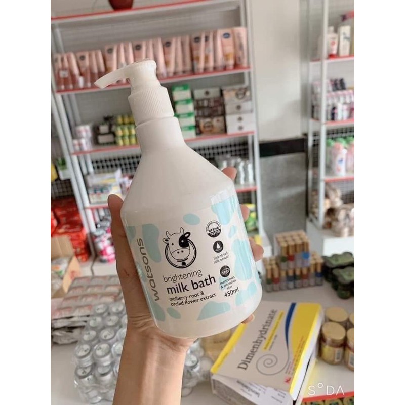 Sữa Tắm Bò Watsons Mềm Mịn Sáng Da 450ml